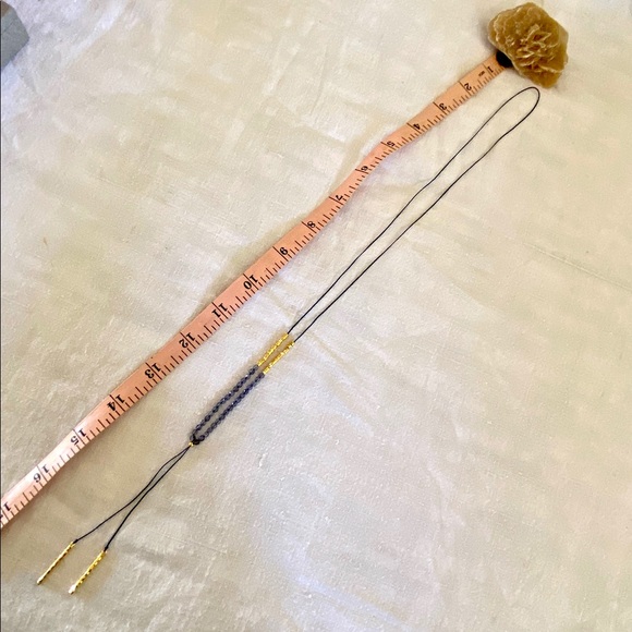 Gorjana Adjustable Iolite Convertible Choker Necklace Focus - Picture 9 of 11